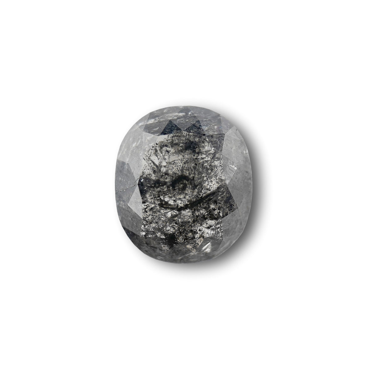 2.10ct | Rustic Oval Shape Rose Cut Diamond - Modern Rustic Diamond