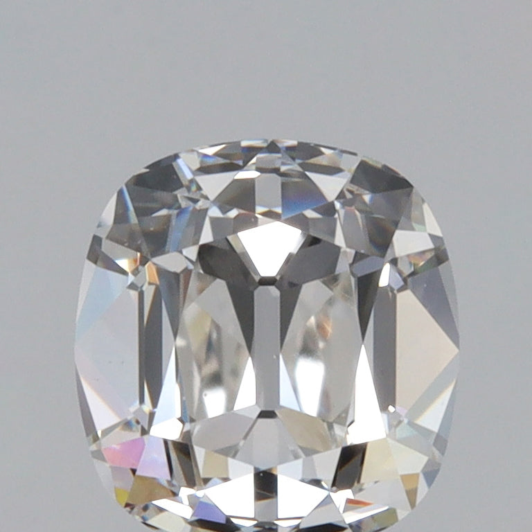 1.23ct | F/VS2 Cushion Shape Old Mine Cut Diamond (GIA) - Modern Rustic Diamond