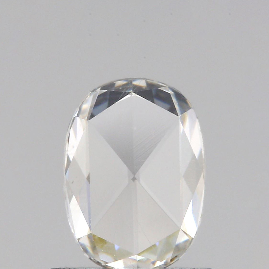 0.66ct | E-F/VS-SI Oval Shape Rose Cut Diamond - Modern Rustic Diamond