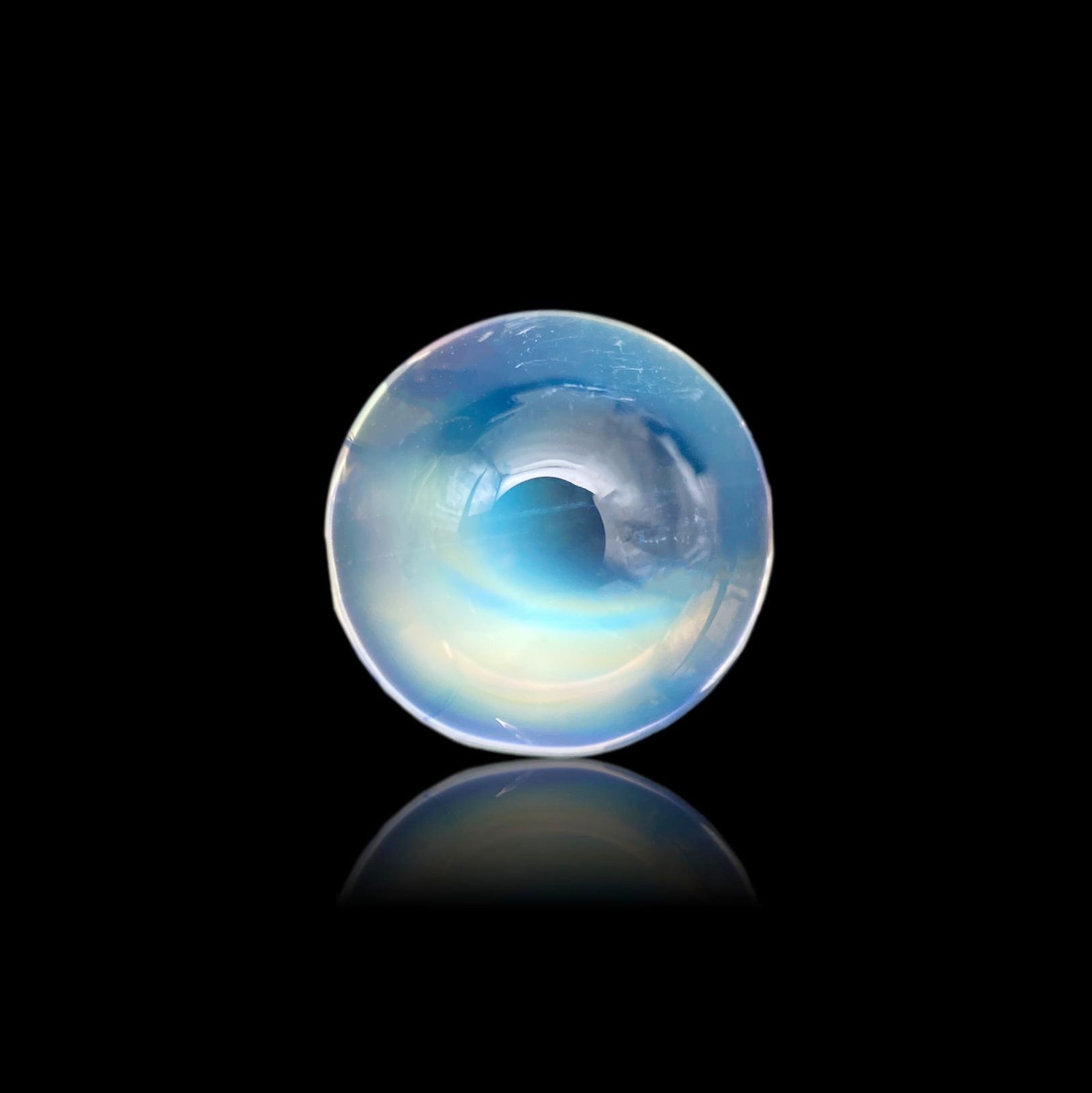 2.98ct |  Round Shape  Moonstone - Modern Rustic Diamond