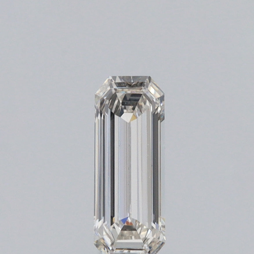 0.49ct | G-H/VVS Emerald Shape Step Cut Diamond - Modern Rustic Diamond