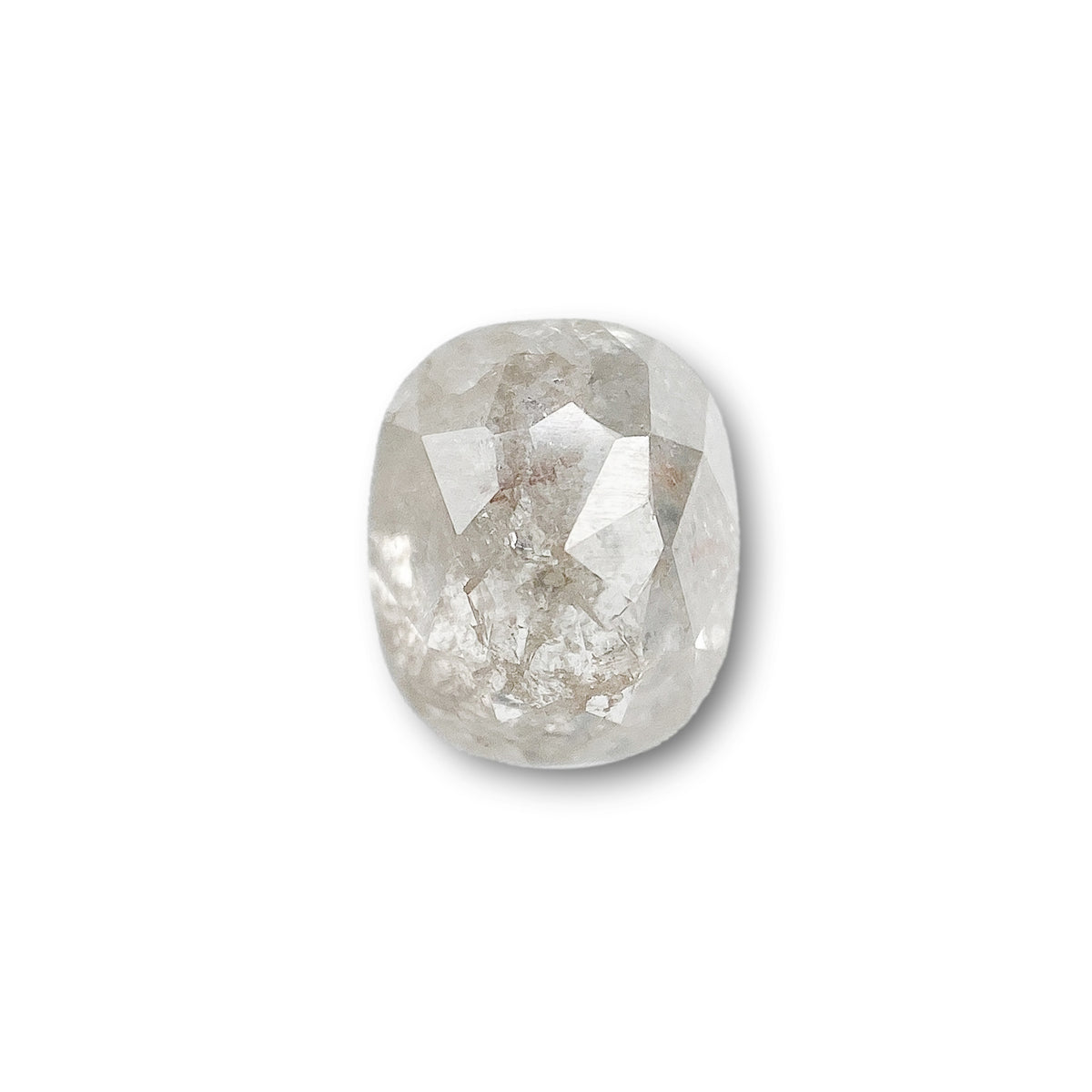 1.15ct | Salt & Pepper Oval Shape Rose Cut Diamond
