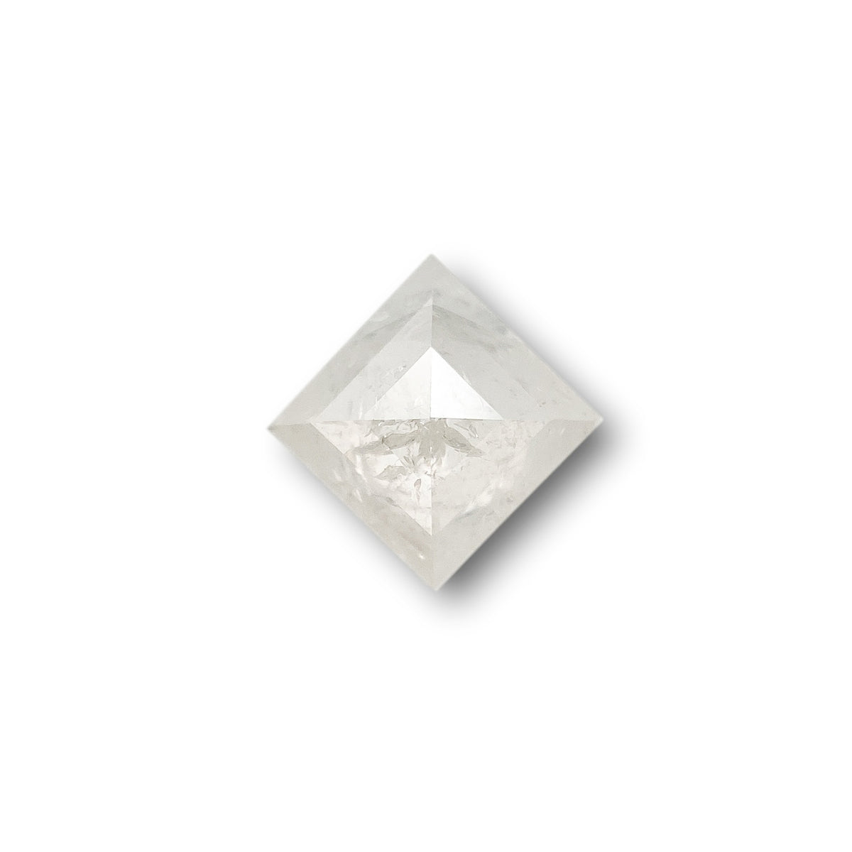 0.74ct | Salt & Pepper Lozenge Shape Rose Cut Diamond