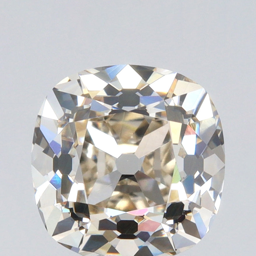 3.03ct | L/VVS2 Cushion Shape Old Mine Cut Diamond (GIA) - Modern Rustic Diamond