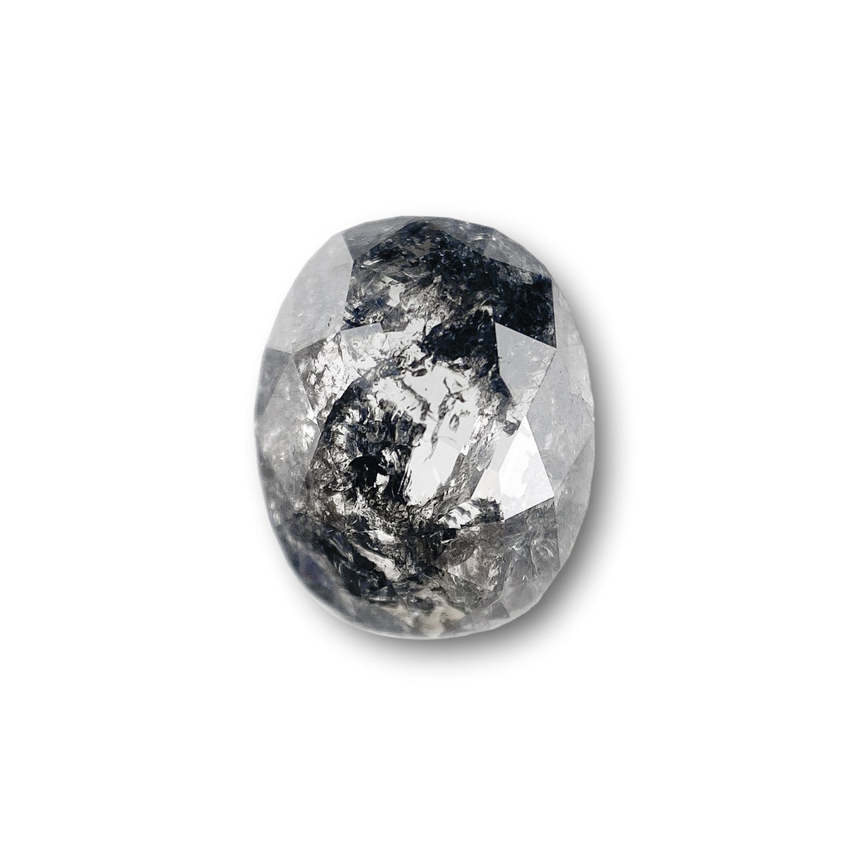 1.46ct | Rustic Oval Shape Rose Cut Diamond - Modern Rustic Diamond