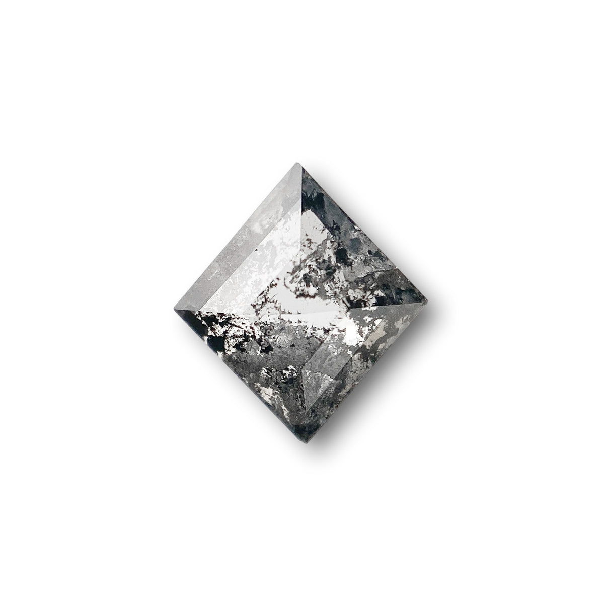 0.75ct | Salt & Pepper Lozenge Shape Step Cut Diamond