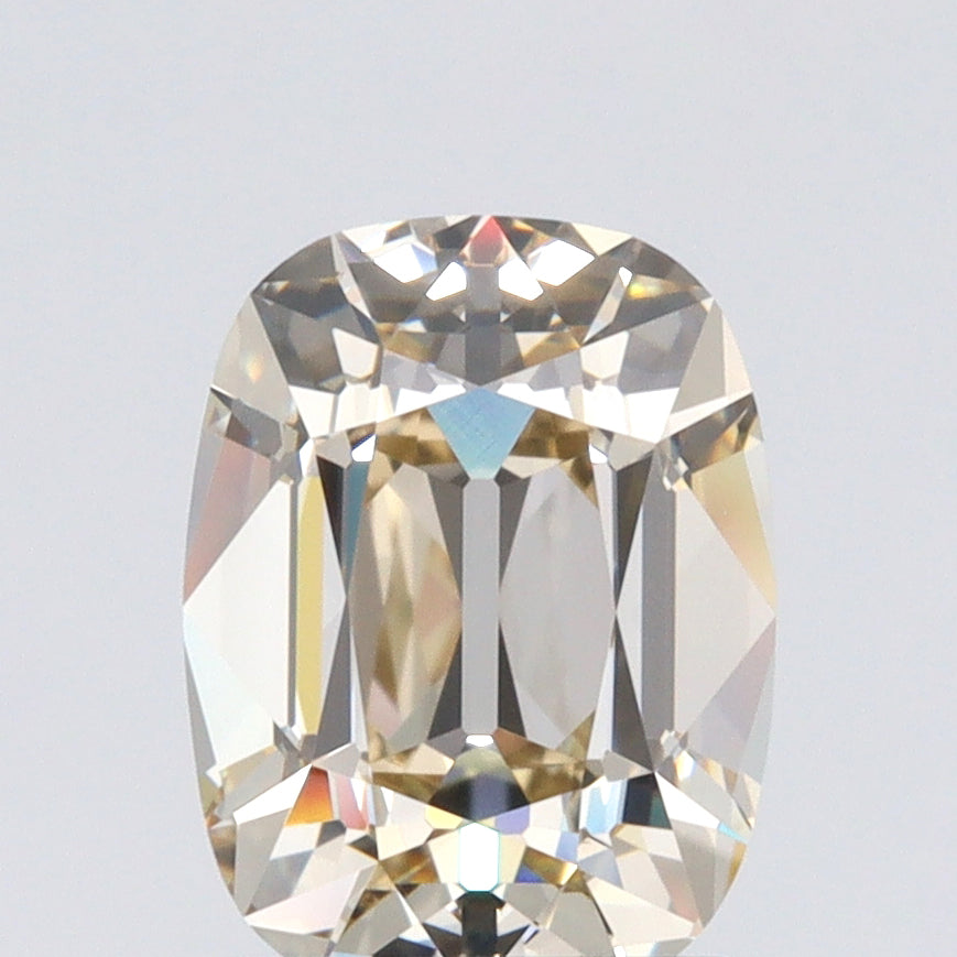 2.02ct | S-T/VS1 Cushion Shape Old Mine Cut Diamond (GIA) - Modern Rustic Diamond