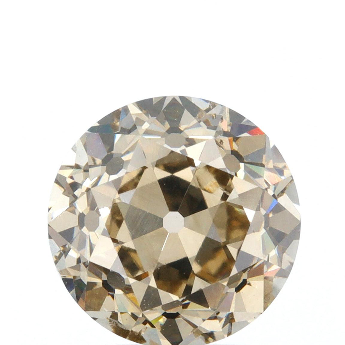 2.11ct | Champagne SI1 Round Shape Old European Cut Diamond (IGI)