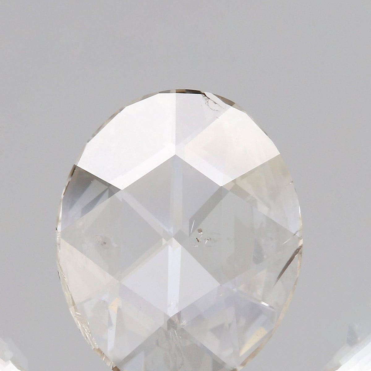 1.00ct | G-H/SI Oval Shape Rose Cut Diamond - Modern Rustic Diamond