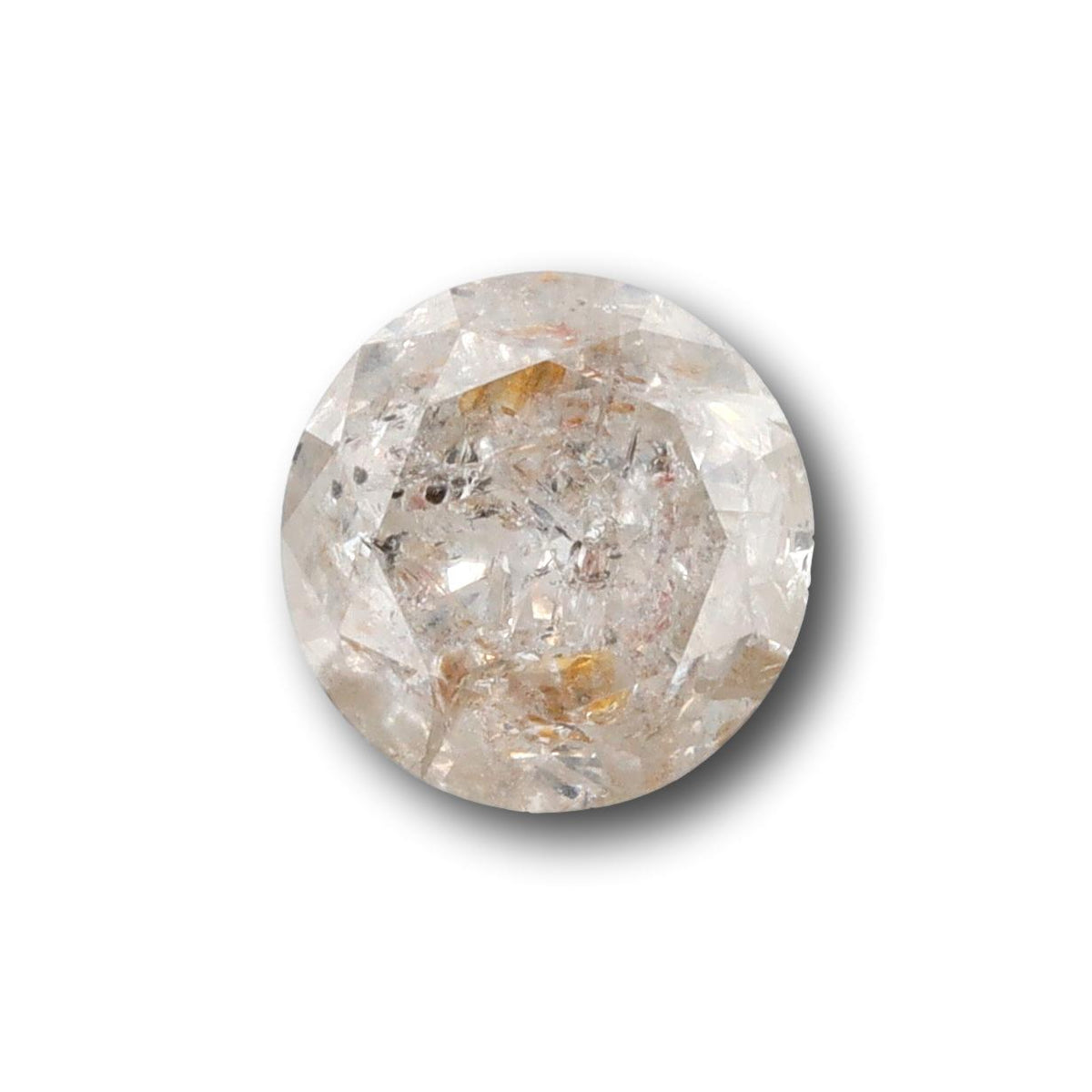1.92ct | Rustic Grayish White Round Shape Brilliant Cut Diamond