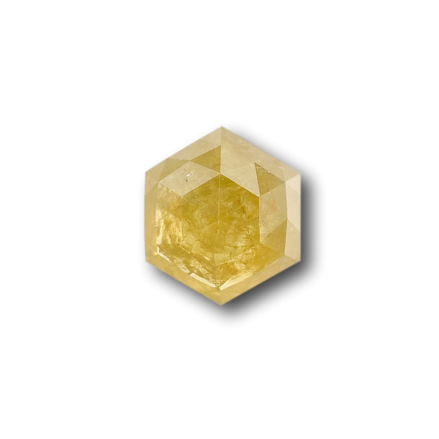 1.15ct | Rustic  Hexagon Shape Step Cut Diamond - Modern Rustic Diamond