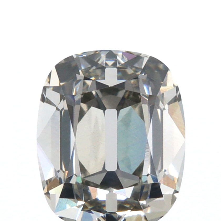 1.59ct | Fancy Gray VVS2 Cushion Shape Old Mine Cut Diamond (GIA) - Modern Rustic Diamond