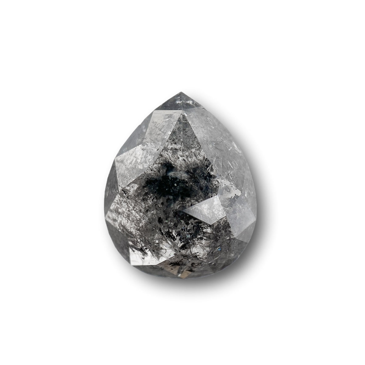 1.96ct | Rustic Pear Shape Rose Cut Diamond - Modern Rustic Diamond