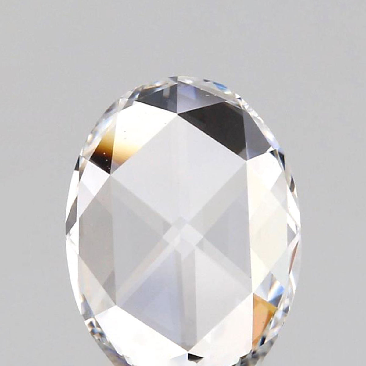 0.41ct | D-E/VVS Oval Shape Rose Cut Diamond - Modern Rustic Diamond