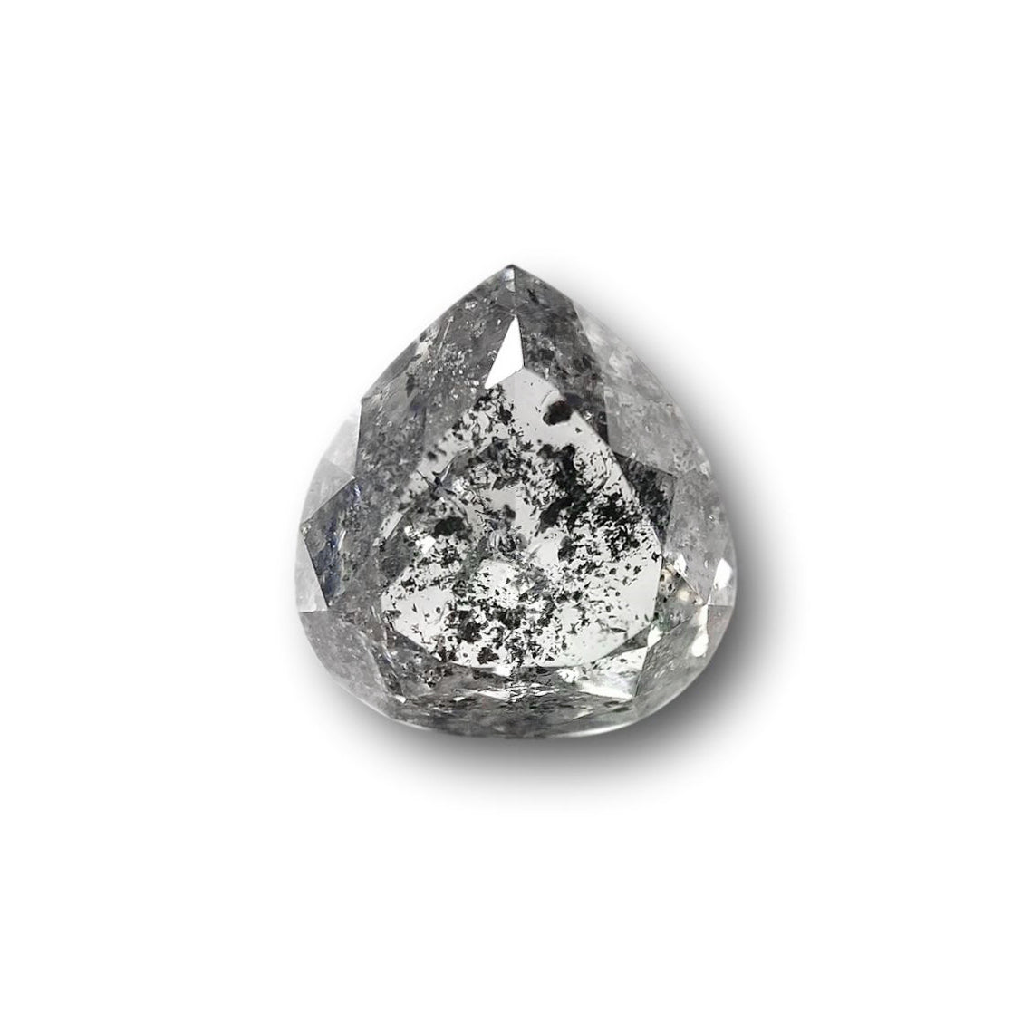 1.72ct | Salt & Pepper Pear Shape Brilliant Cut Diamond