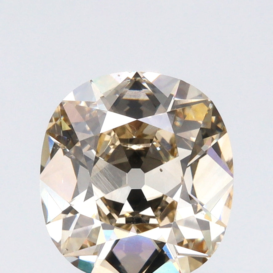 2.03ct | W-X/SI1 Cushion Shape Vintage Old Mine Cut Diamond (GIA) - Modern Rustic Diamond