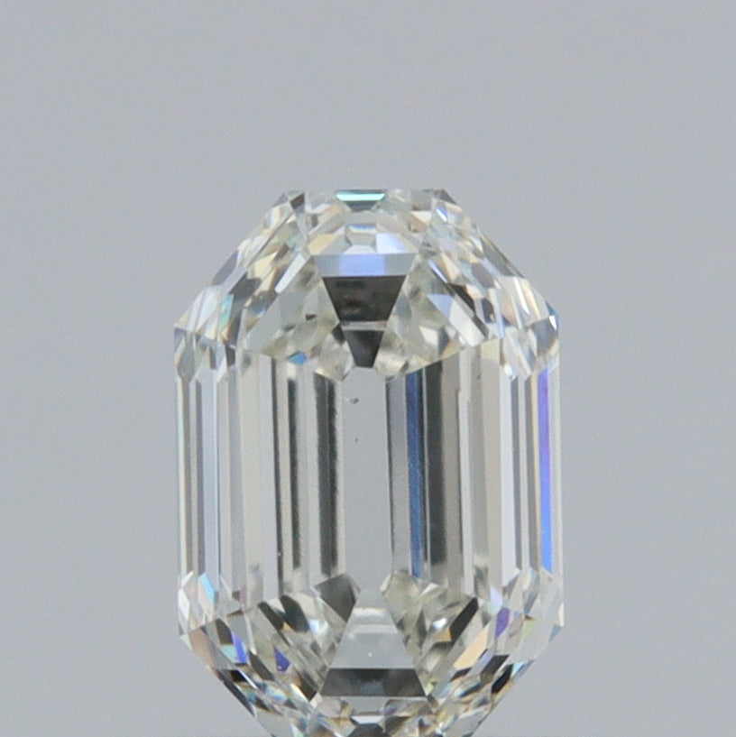 0.59ct | E-F/VS Emerald Shape Step Cut Diamond - Modern Rustic Diamond