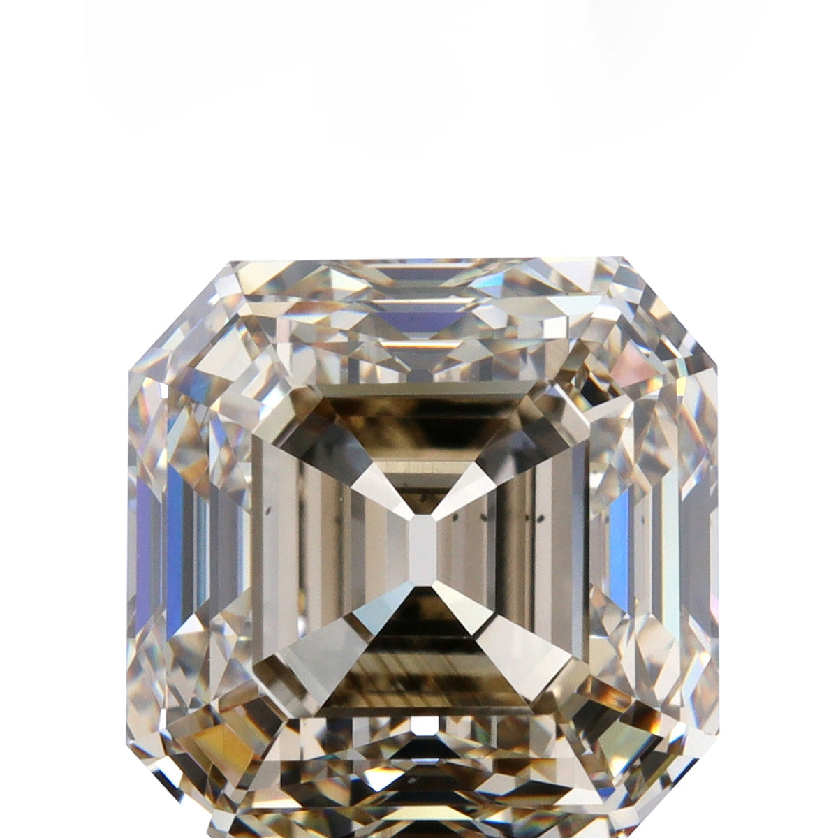 4.02ct | Light Brown VS2 Square Shape Brilliant Cut Diamond (GIA) - Modern Rustic Diamond