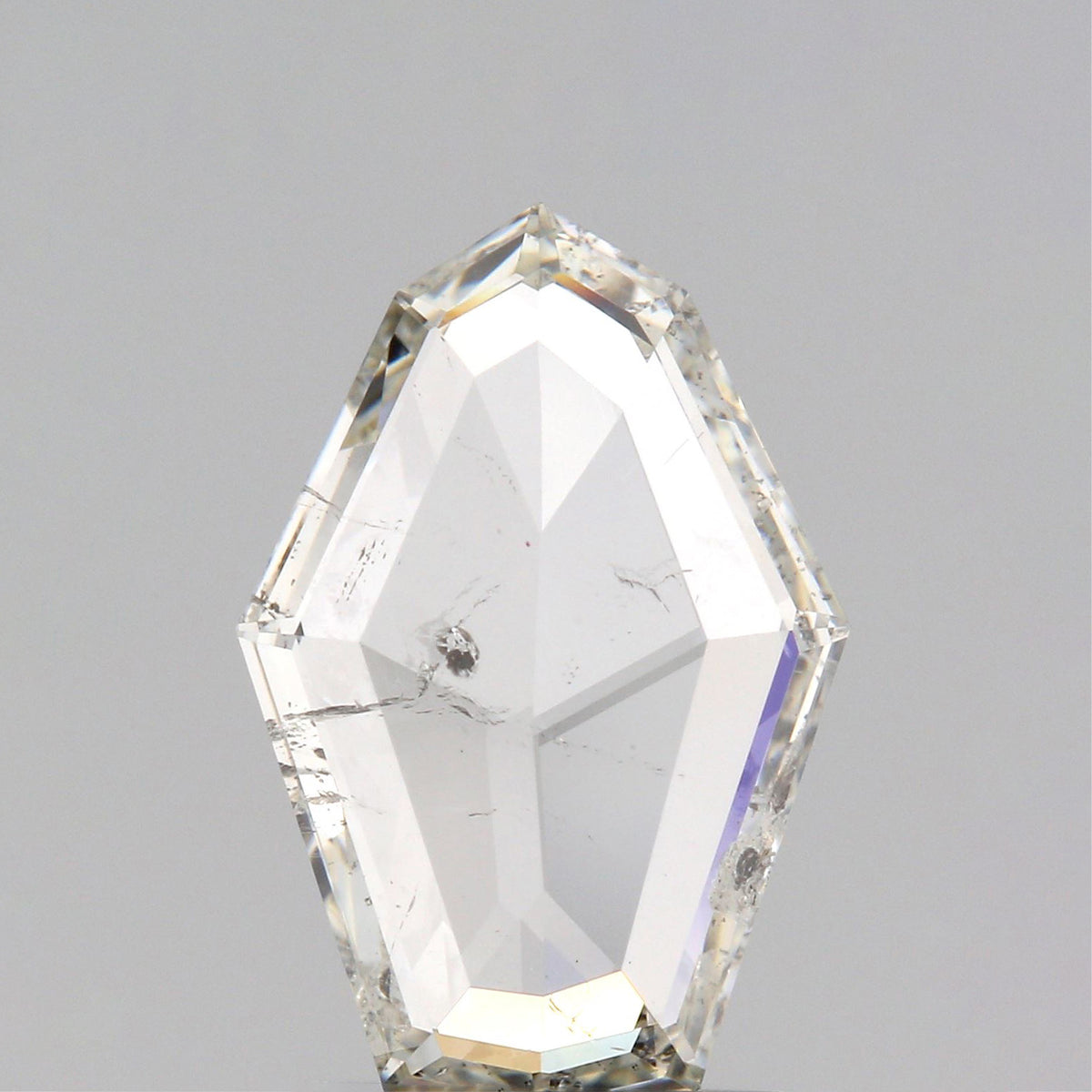 1.13ct | H-I/SI Shield Shape Rose Cut Diamond - Modern Rustic Diamond