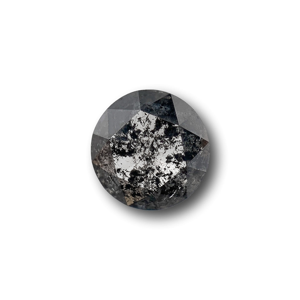 0.47ct | Salt & Pepper Round Shape Rose Cut Diamond