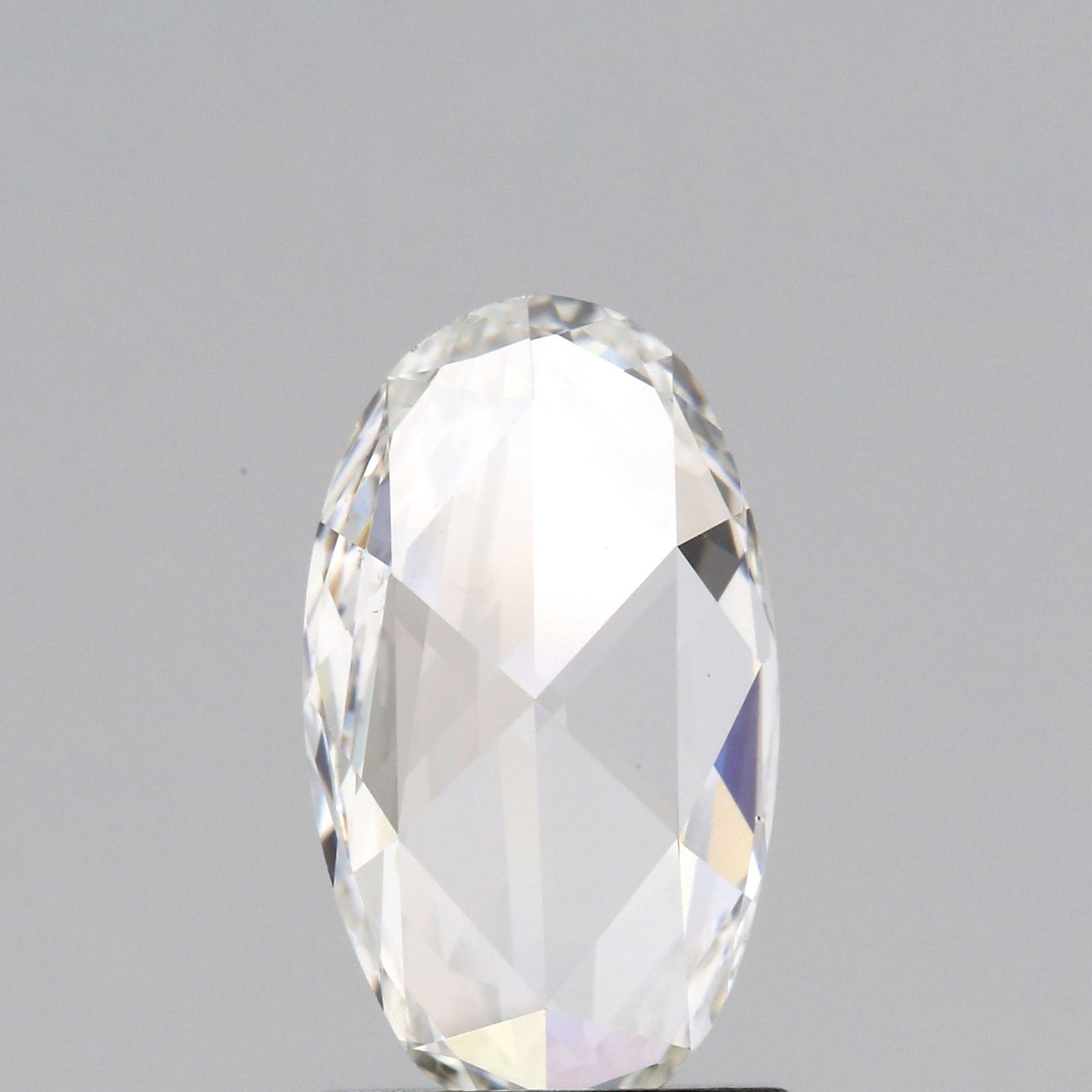 0.73ct | F-G/VVS Oval Shape Rose Cut Diamond - Modern Rustic Diamond
