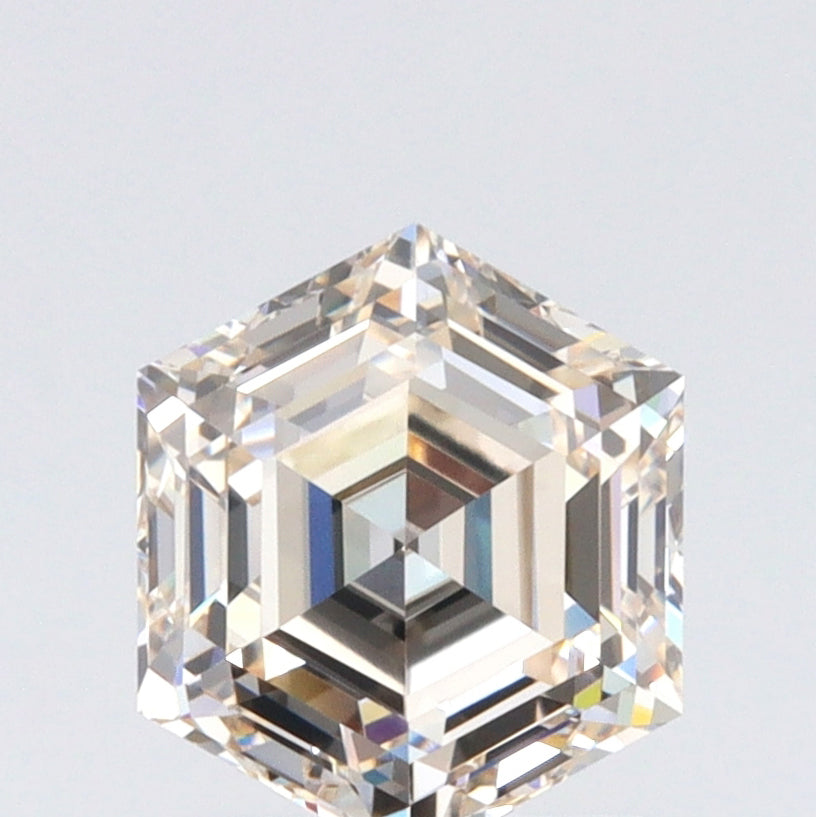 1.65ct | M/SI1 Hexagon Shape Step Cut Diamond (GIA) - Modern Rustic Diamond