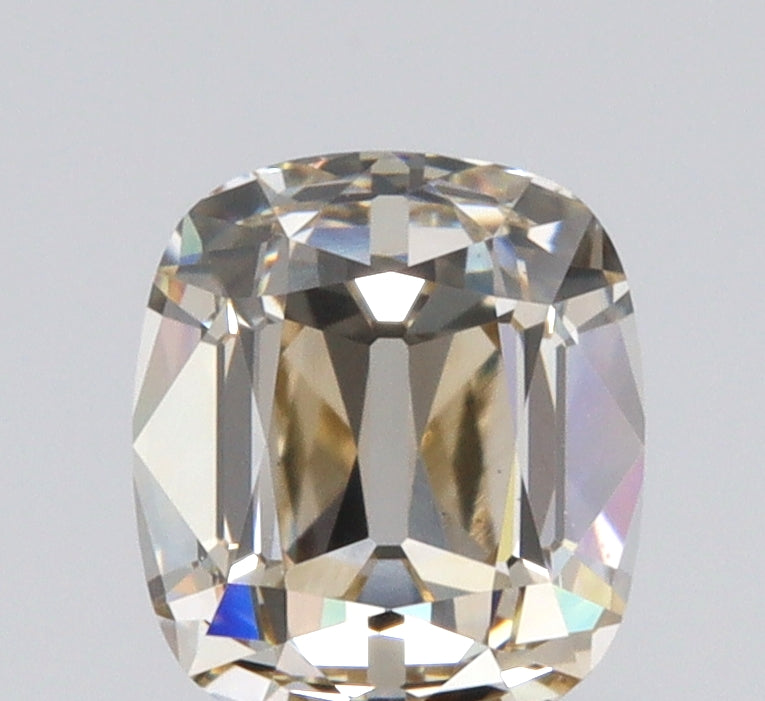 1.10ct | Q-R/VS1 Cushion Shape Old Mine Cut Diamond (GIA) - Modern Rustic Diamond