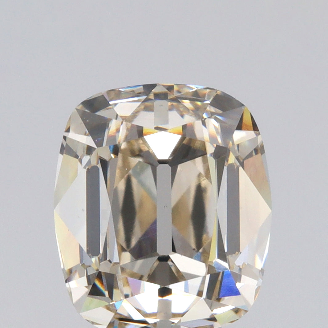 3.01ct | N/VS2 Cushion Shape Old Mine Cut Diamond (GIA) - Modern Rustic Diamond