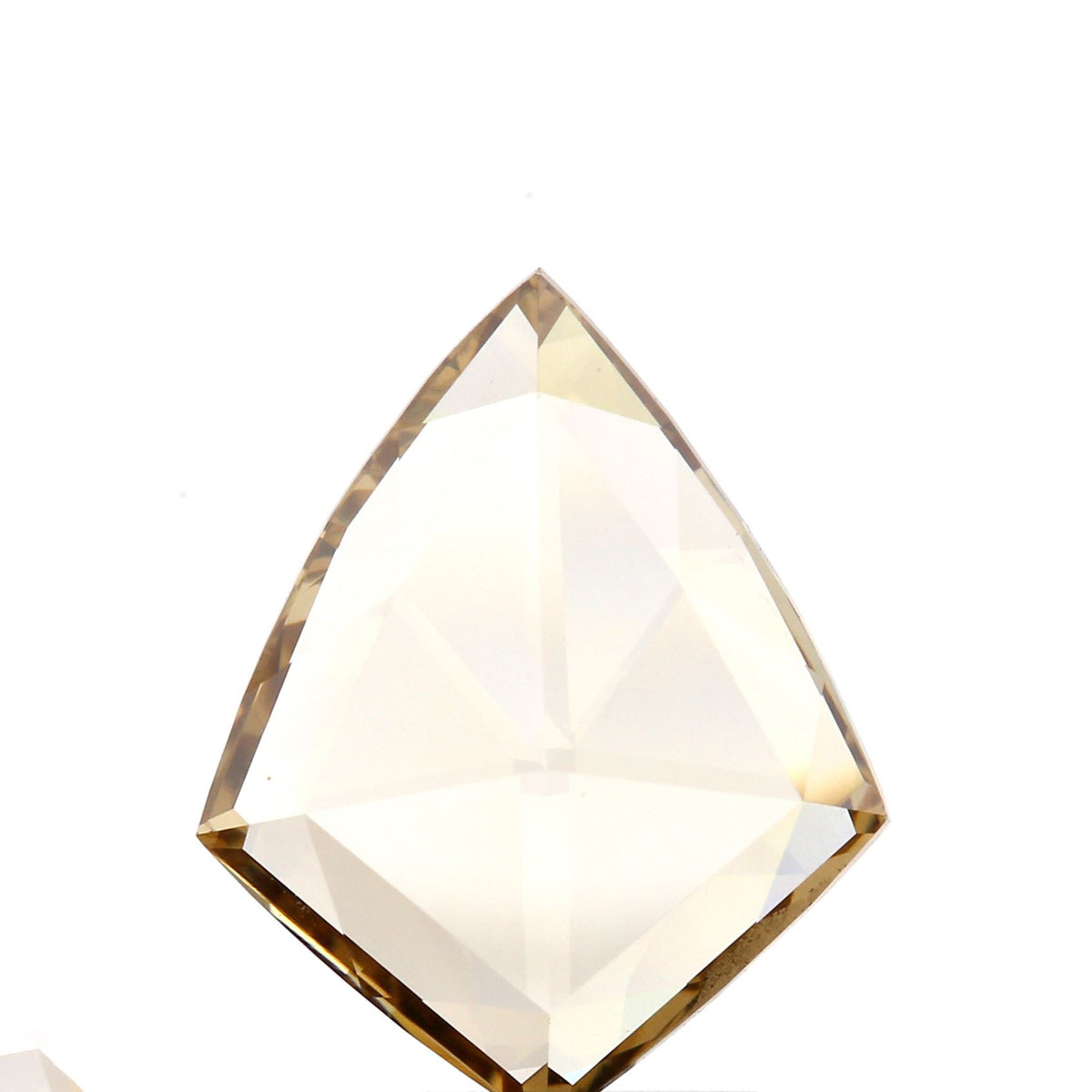 1.46ct | Champagne I1 Kite Shape Step Cut Diamond (GIA) - Modern Rustic Diamond