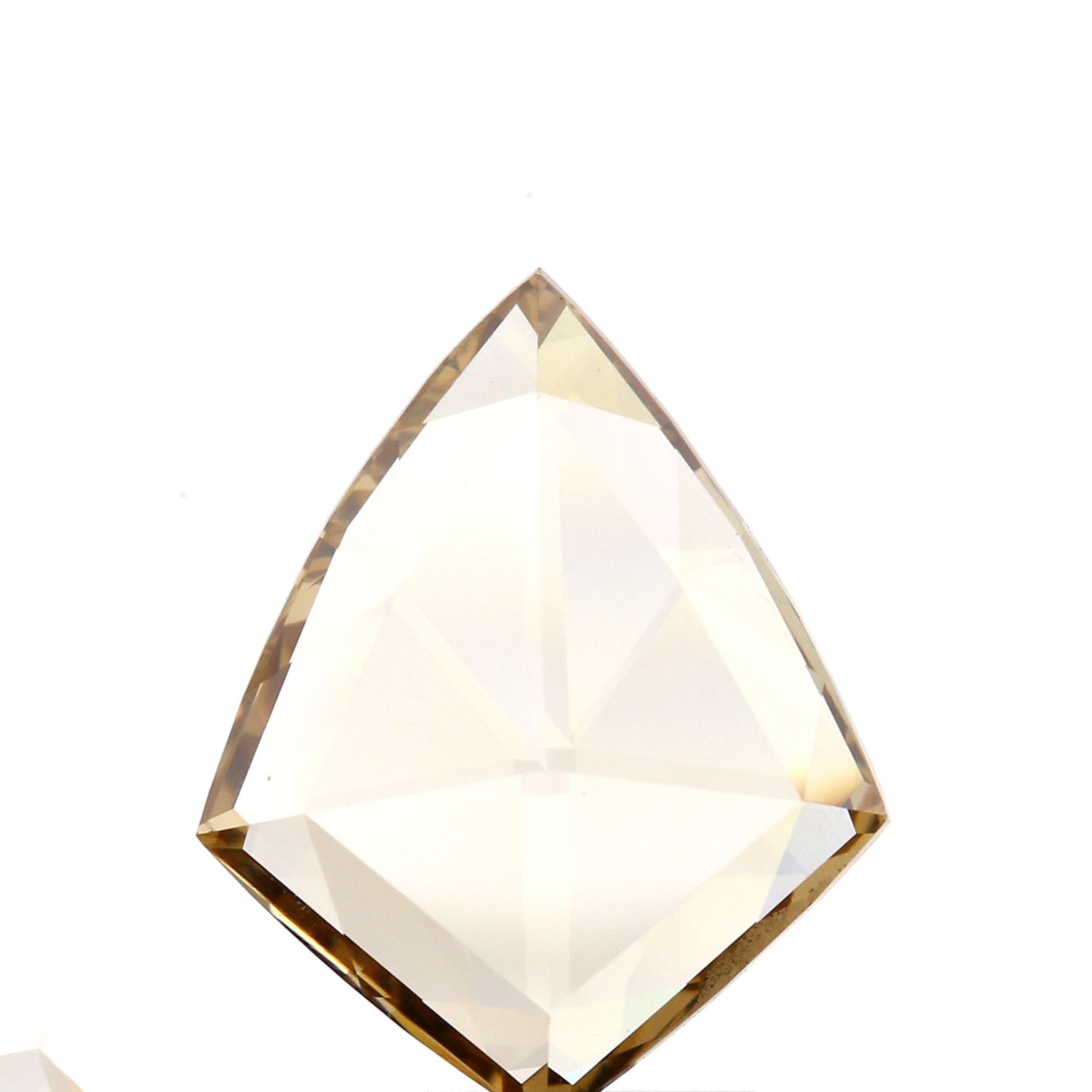 1.46ct | Champagne I1 Kite Shape Step Cut Diamond (GIA) - Modern Rustic Diamond