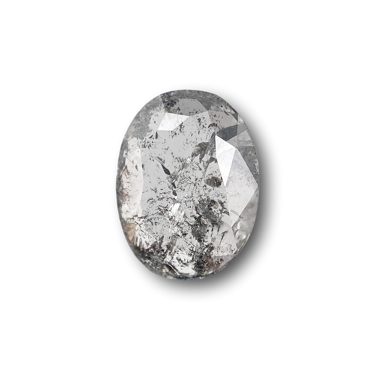 1.23ct | Rustic Oval Shape Rose Cut Diamond - Modern Rustic Diamond