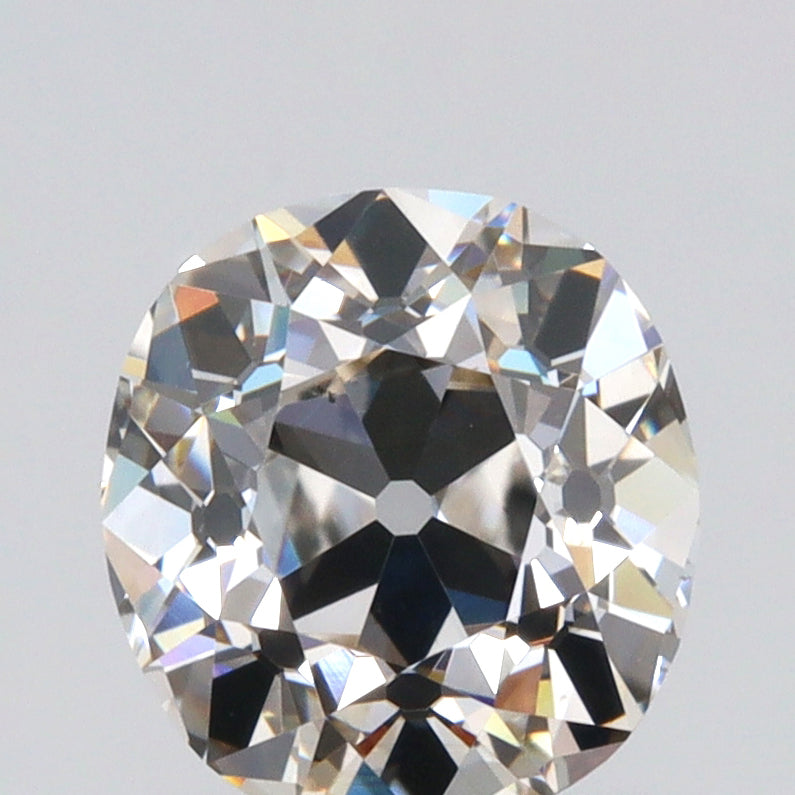 1.39ct | K/VS2 Cushion Shape Old Mine Cut Diamond (GIA) - Modern Rustic Diamond