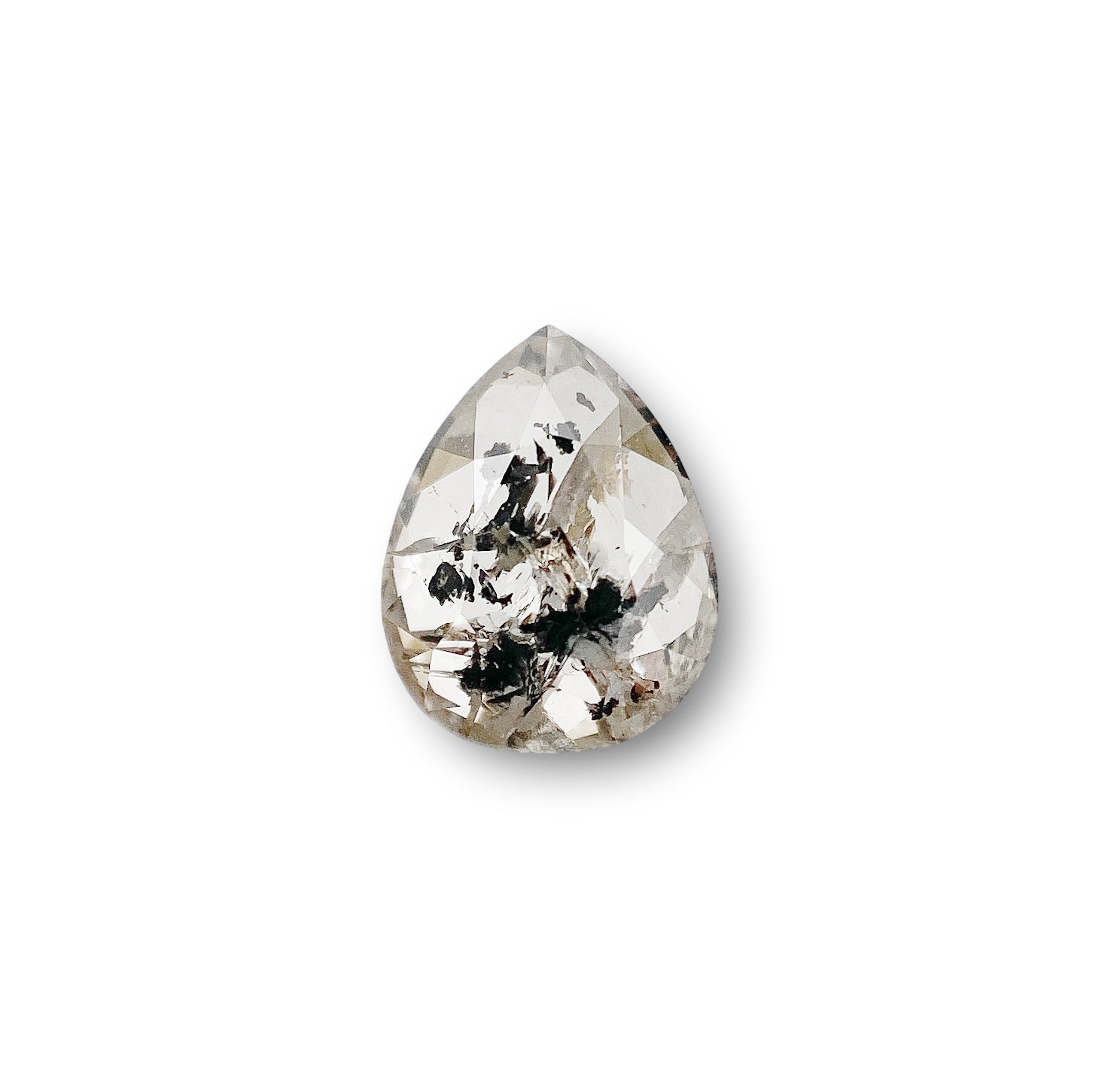0.86ct | Rustic Pear Shape Brilliant Cut Diamond - Modern Rustic Diamond