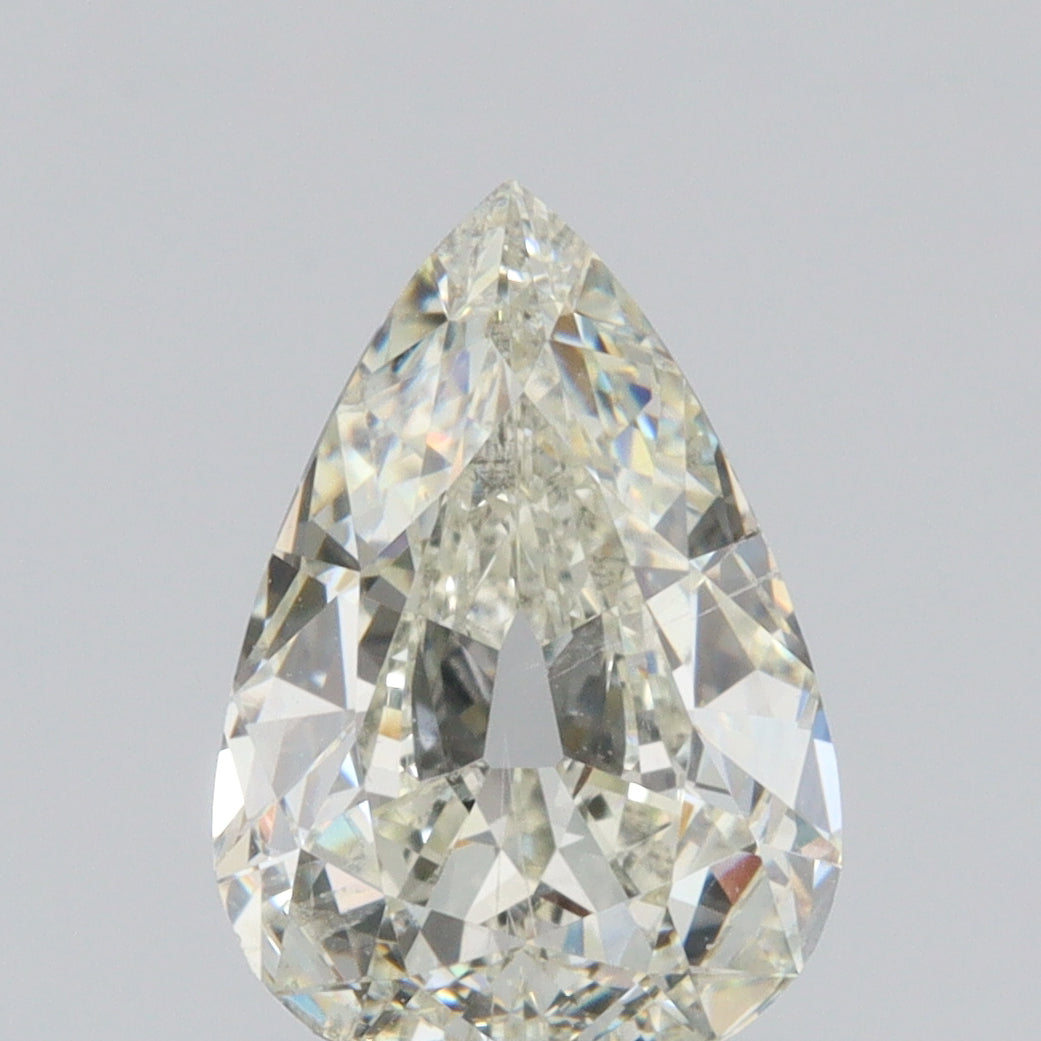 1.53ct | J/SI1 Pear Shape Old Mine Cut Diamond (IGI)