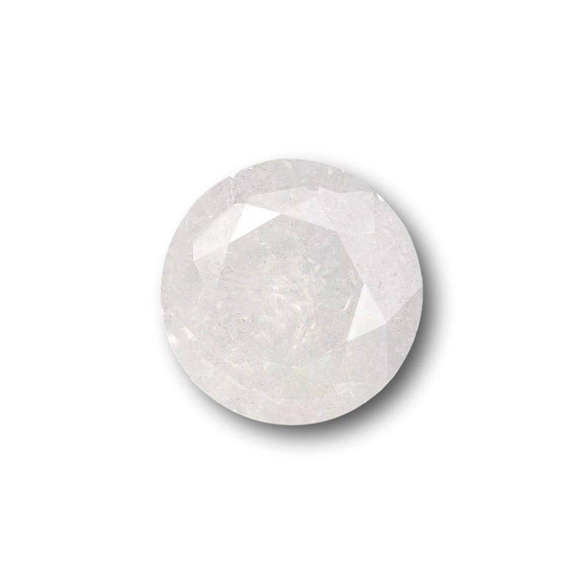2.28ct | Salt & Pepper Round Shape Brilliant Cut Diamond