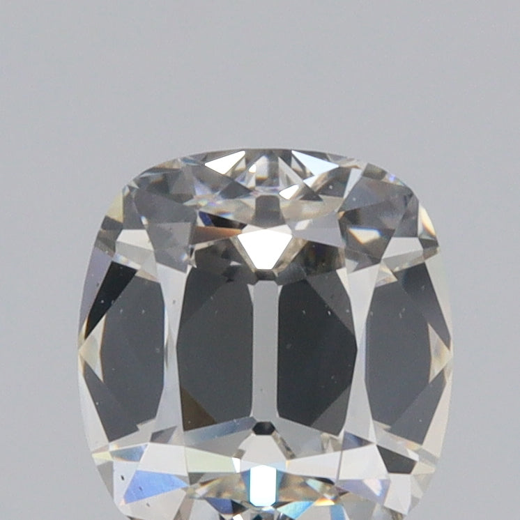 1.07ct | J/SI1 Cushion Shape Old Mine Cut Diamond (GIA) - Modern Rustic Diamond