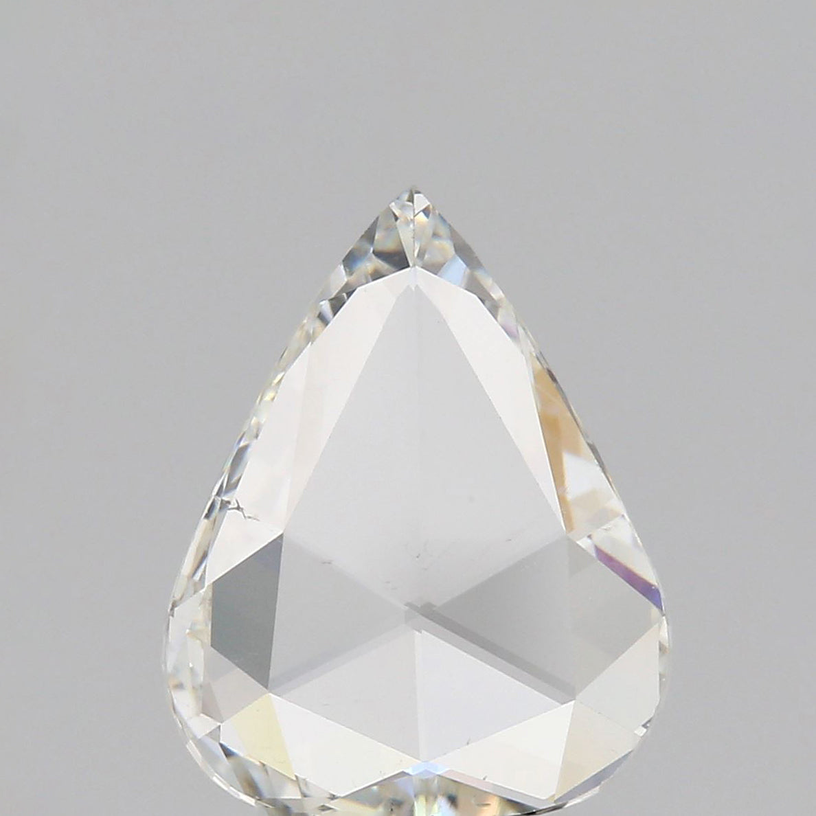 1.79ct | J/SI1 Pear Shape Rose Cut Diamond (GIA) - Modern Rustic Diamond