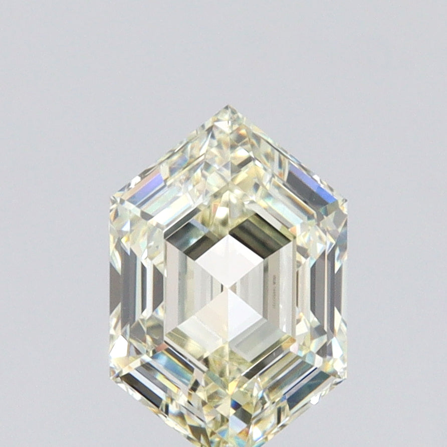 1.05ct | N/VS2 Hexagon Shape Step Cut Diamond (GIA) - Modern Rustic Diamond