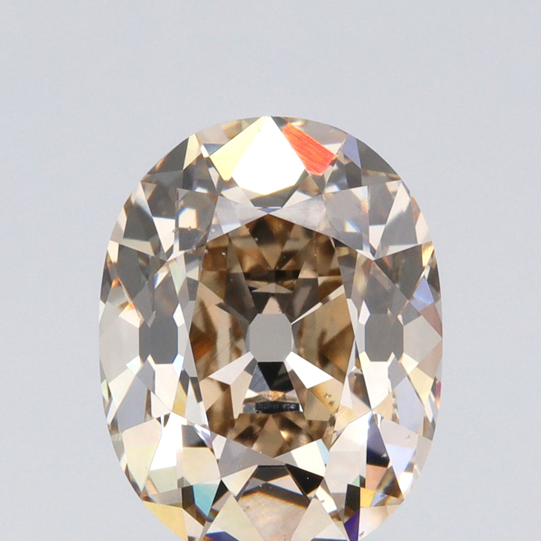 4.08ct | W-X/VS2 Cushion Shape Old Mine Cut Diamond (GIA) - Modern Rustic Diamond
