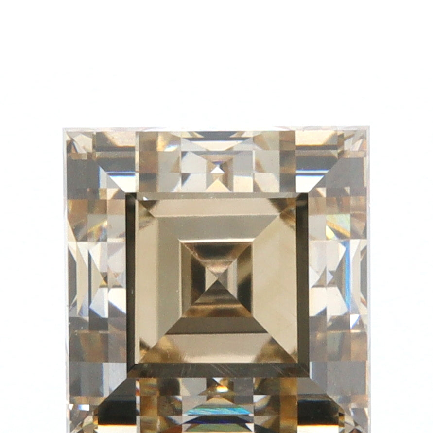 1.50ct | Champagne VVS2 Carre Shape Step Cut Diamond (GIA)