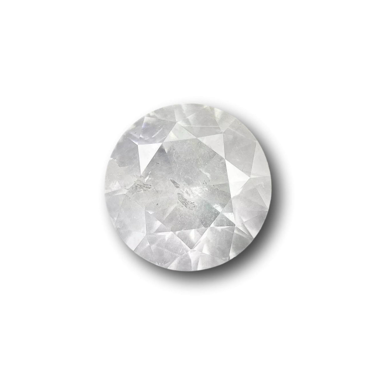 1.04ct | Salt & Pepper Round Shape Brilliant Cut Diamond (GIA)