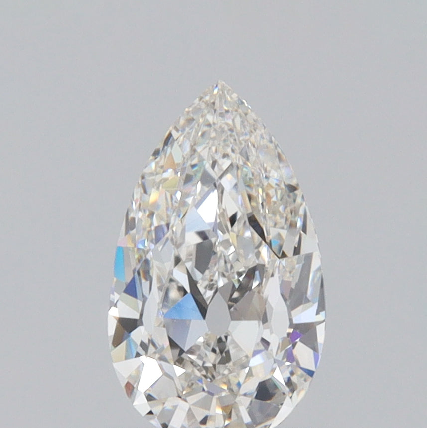 1.18ct | H/VS1 Pear Shape Old Mine Cut Diamond (IGI)