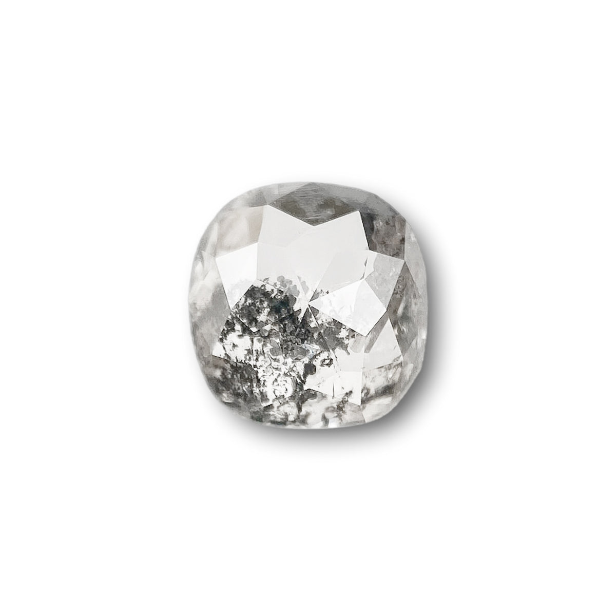 0.78ct | Rustic Cushion Shape Rose Cut Diamond - Modern Rustic Diamond