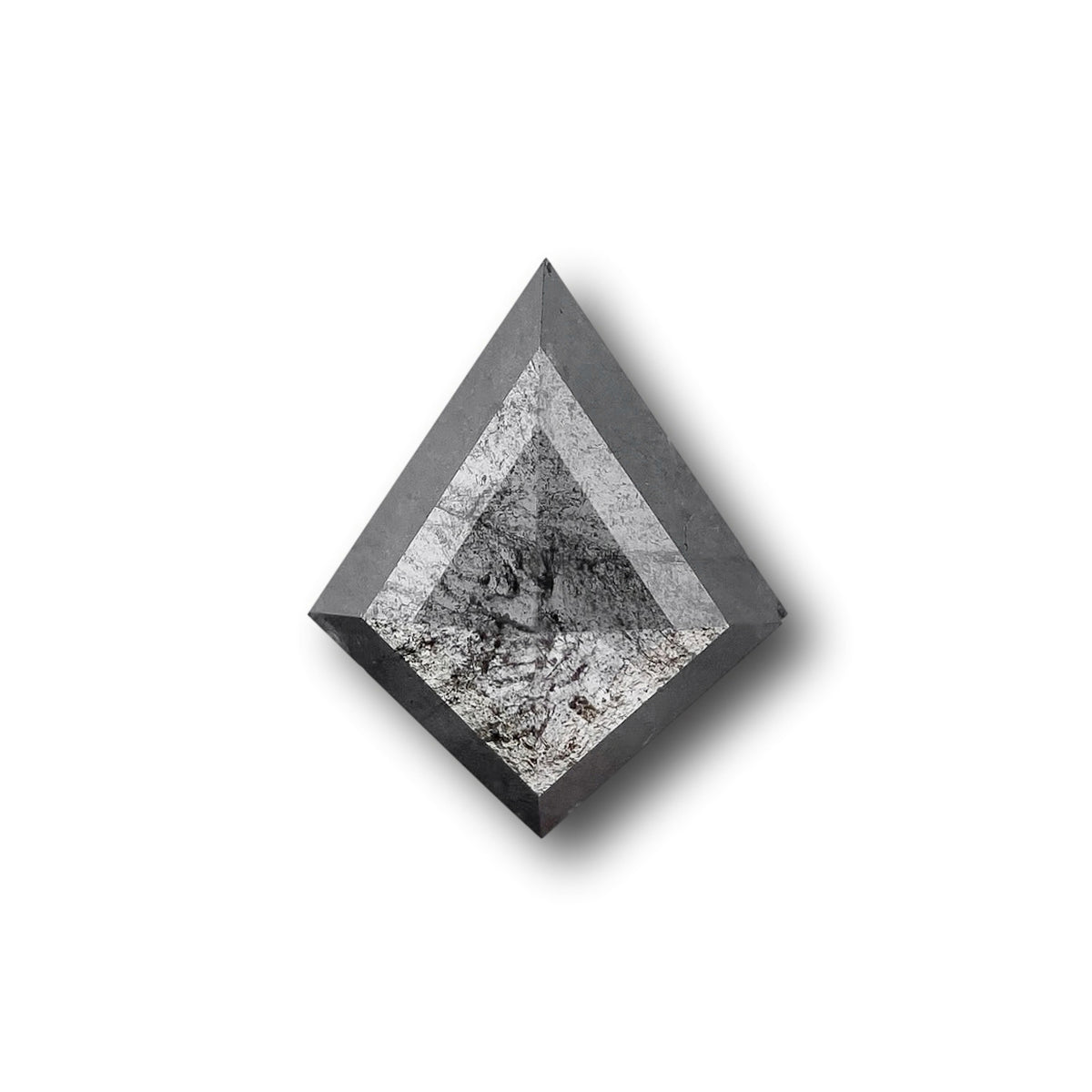 0.54ct | Salt & Pepper Kite Shape Rose Cut Diamond