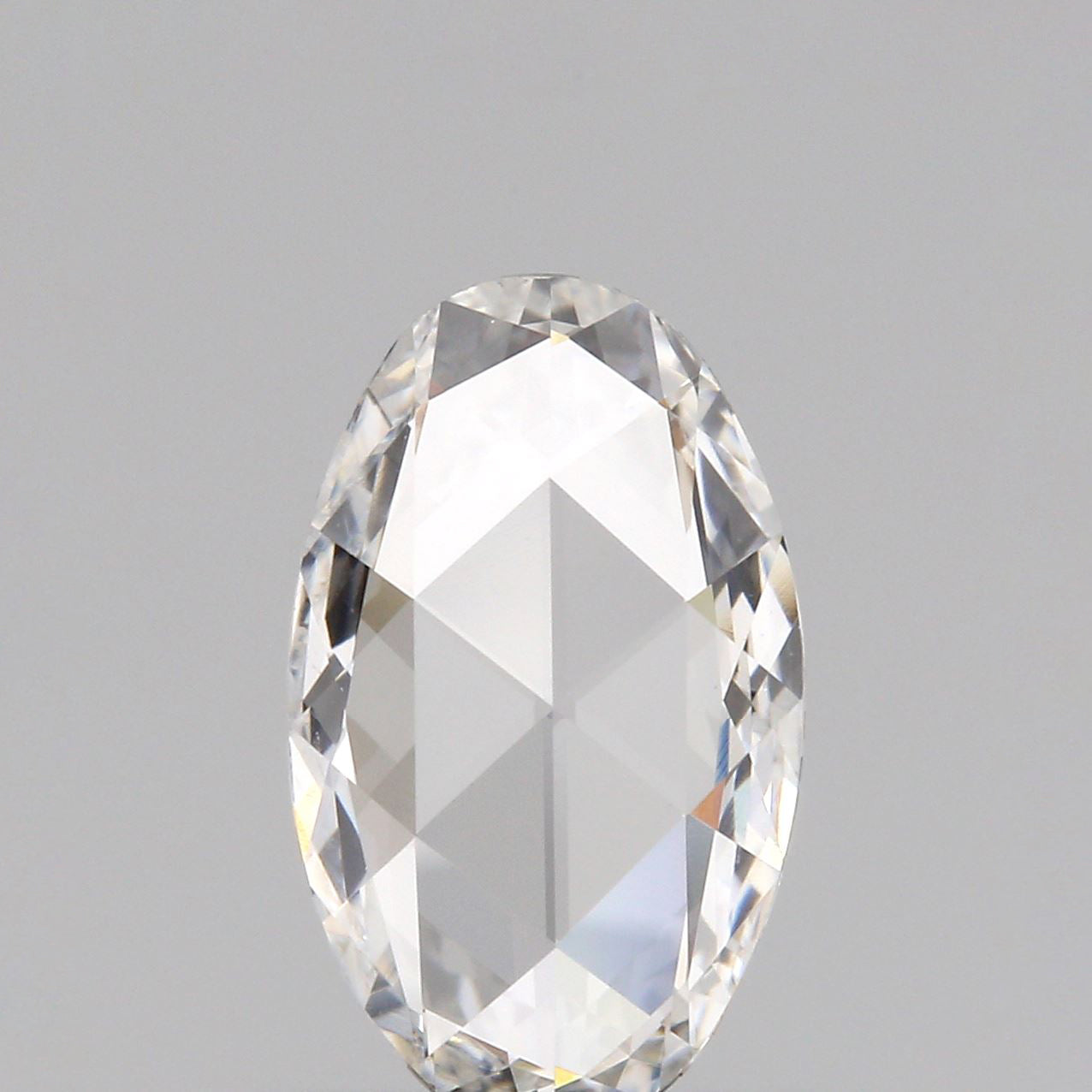 0.51ct | D/VS Oval Shape Rose Cut Diamond - Modern Rustic Diamond
