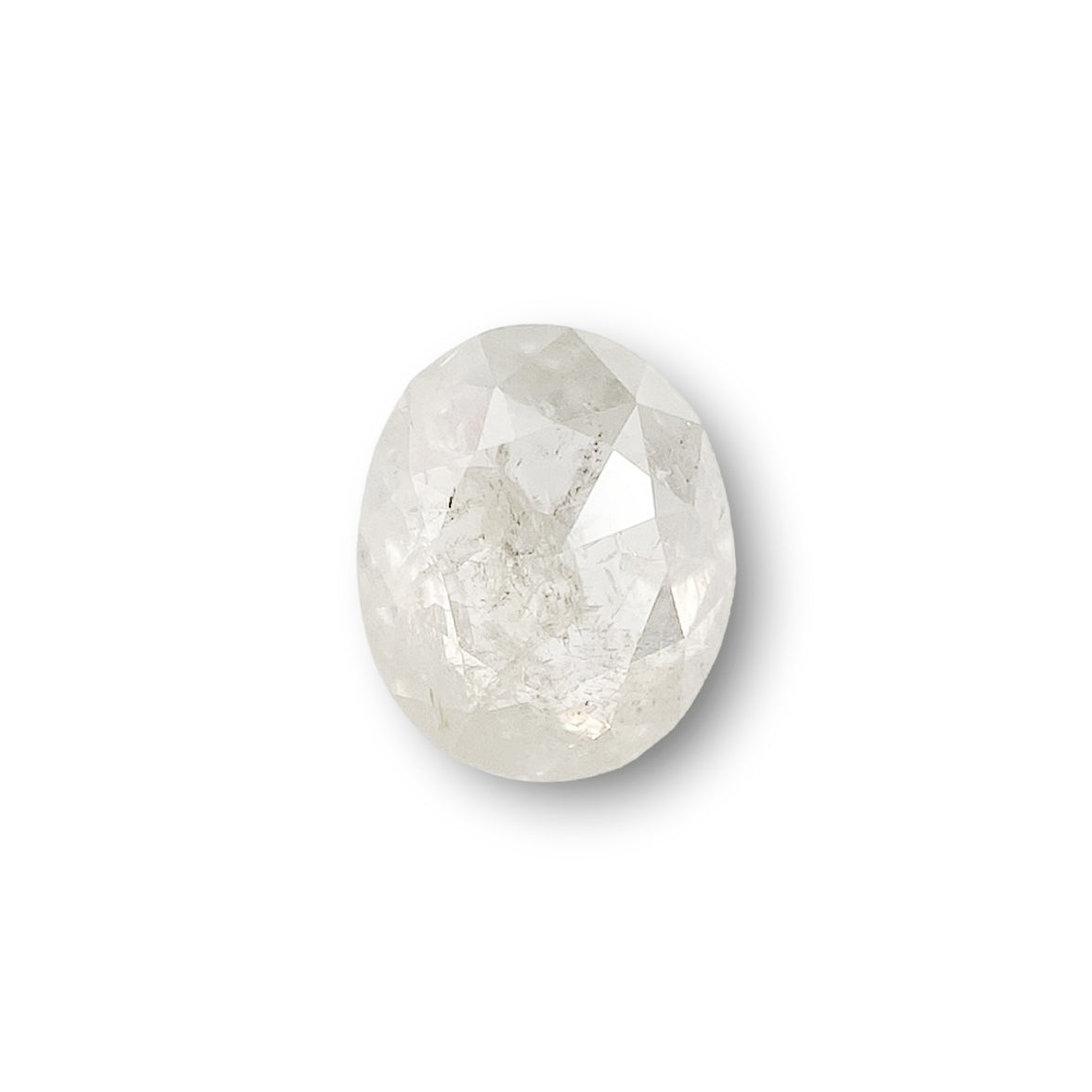 0.66ct | Rustic  Oval Shape Rose Cut Diamond - Modern Rustic Diamond