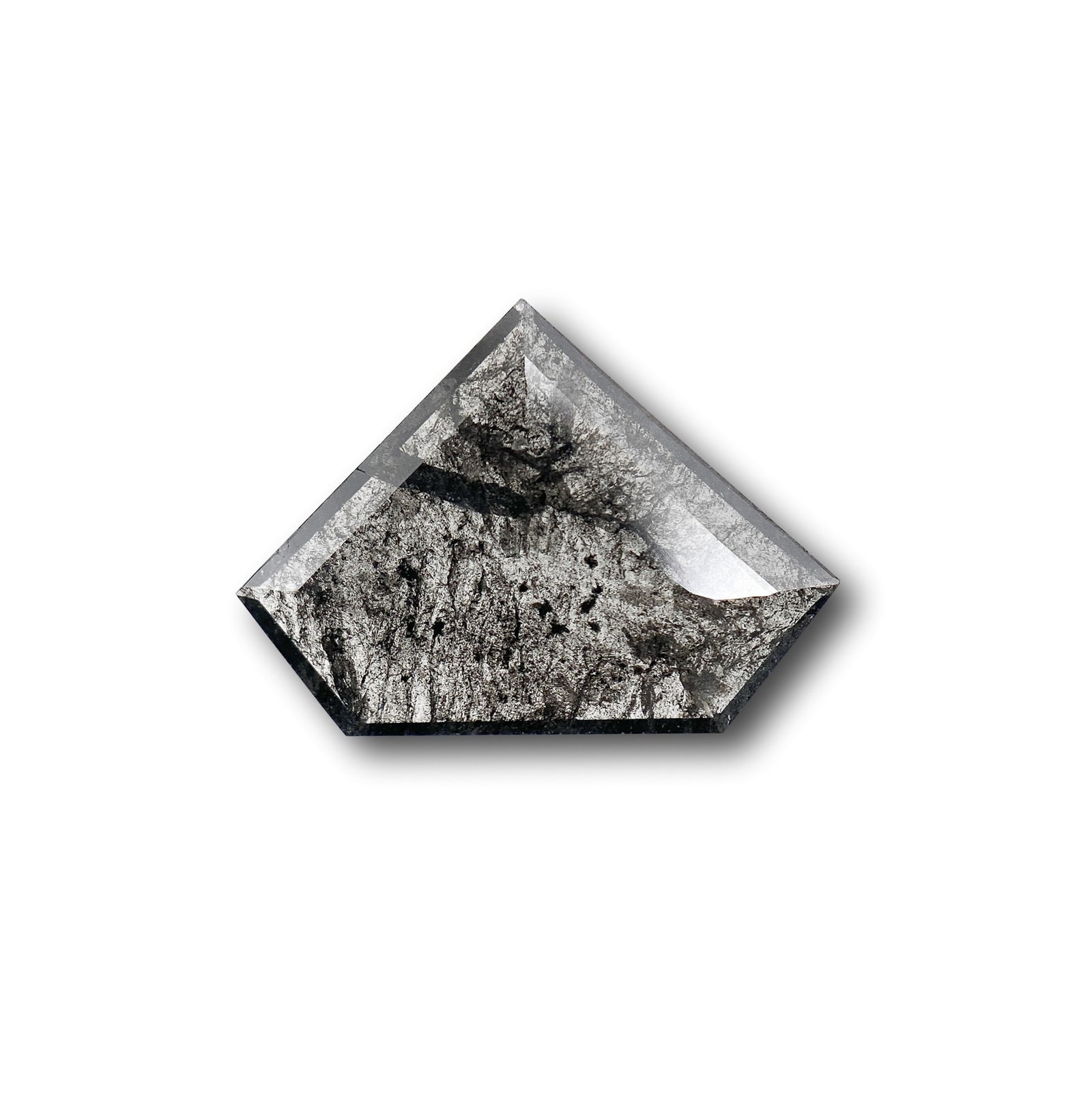 2.32ct | Rustic Shield Shape Rose Cut Diamond - Modern Rustic Diamond
