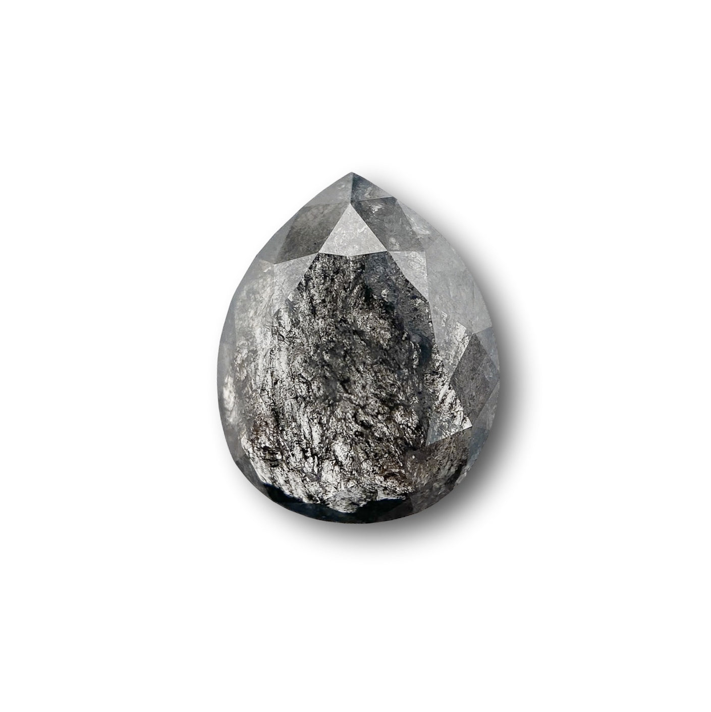 2.02ct | Rustic  Pear Shape Rose Cut Diamond - Modern Rustic Diamond