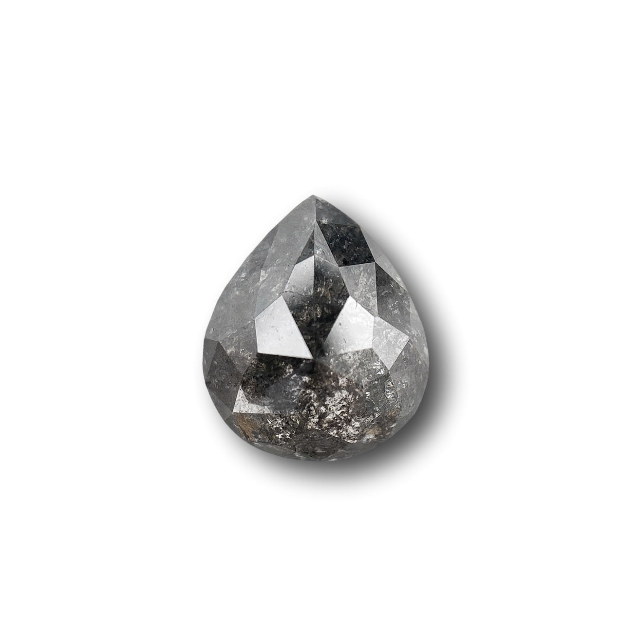1.10ct | Rustic  Pear Shape Rose Cut Diamond - Modern Rustic Diamond