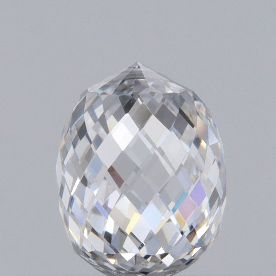 1.50cttw | D VVS Briolette Shape Briolette Cut Diamond Matched Pair